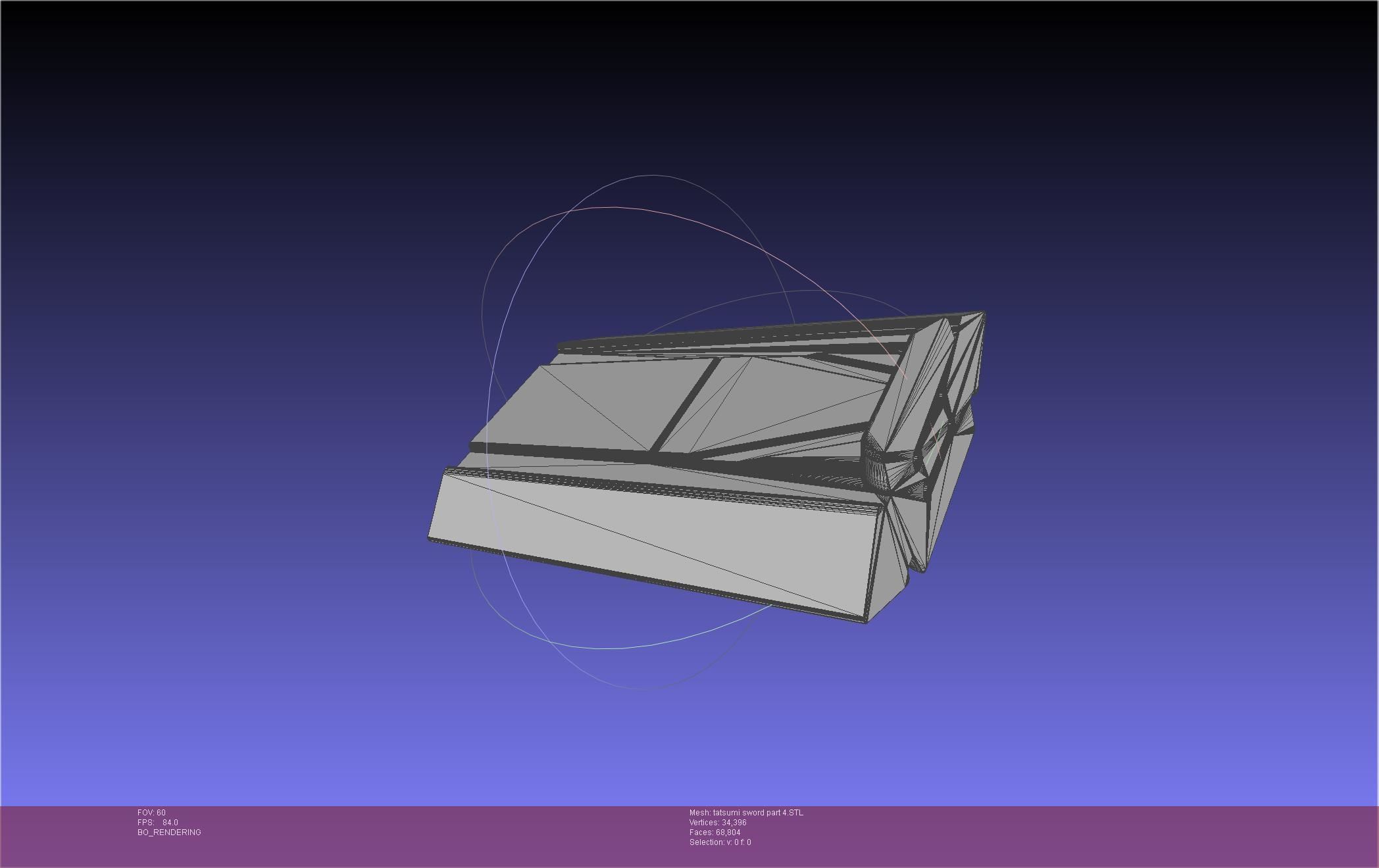 Akame Ga Kill Tatsumi Incursio Sword Printable Assembly 3D print model_75