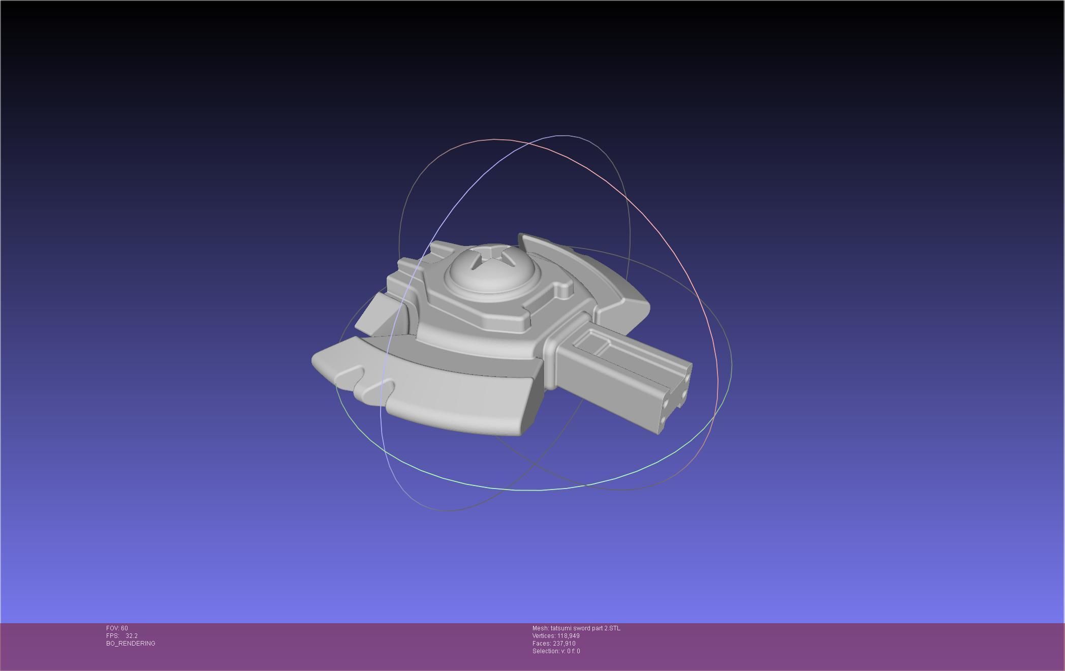 Akame Ga Kill Tatsumi Incursio Sword Printable Assembly 3D print model_56