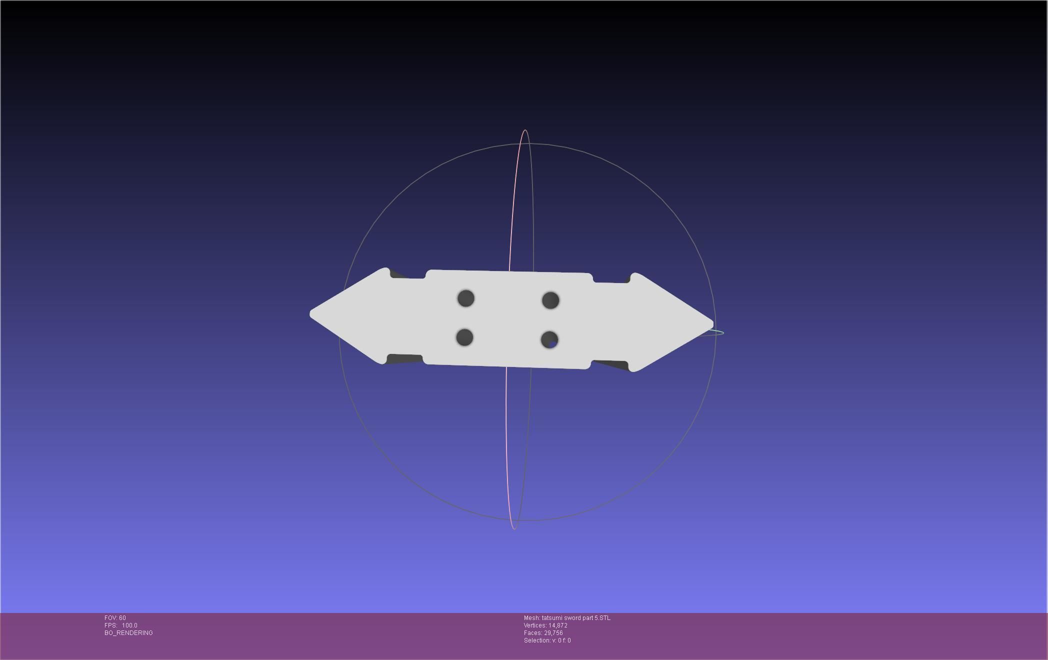 Akame Ga Kill Tatsumi Incursio Sword Printable Assembly 3D print model_76