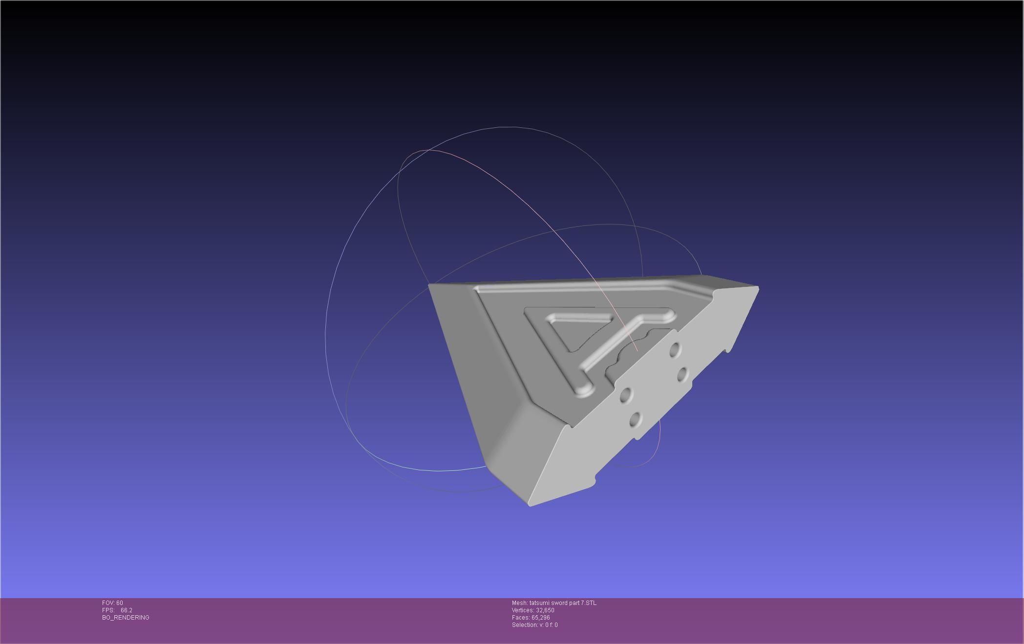 Akame Ga Kill Tatsumi Incursio Sword Printable Assembly 3D print model_92