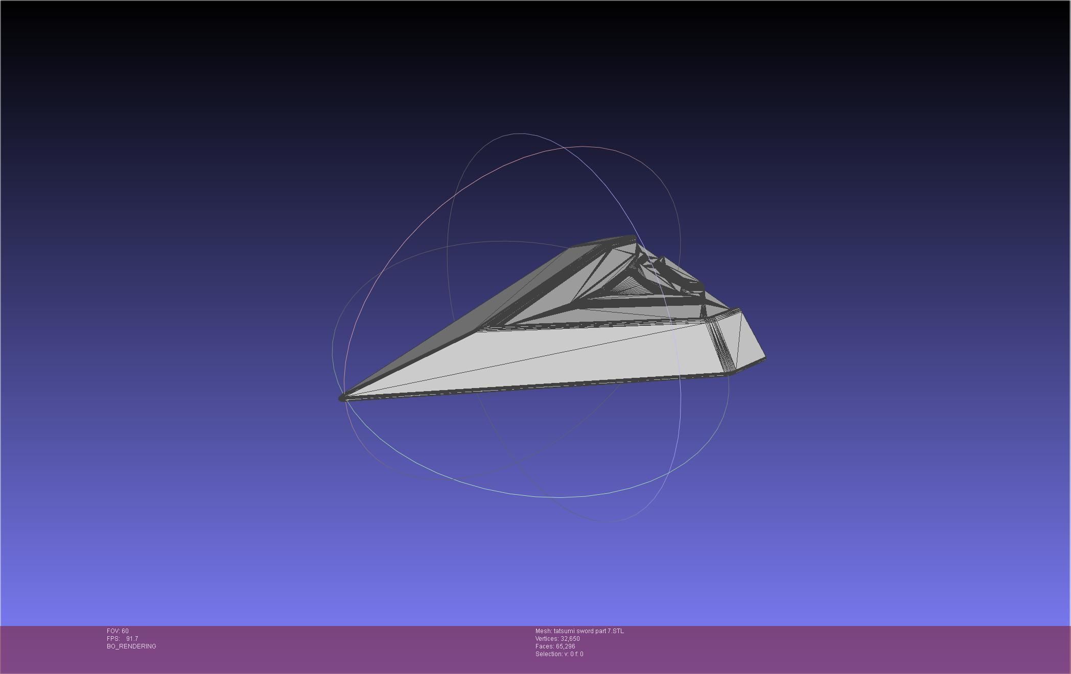 Akame Ga Kill Tatsumi Incursio Sword Printable Assembly 3D print model_89