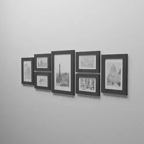 7 Photo Frame Layout