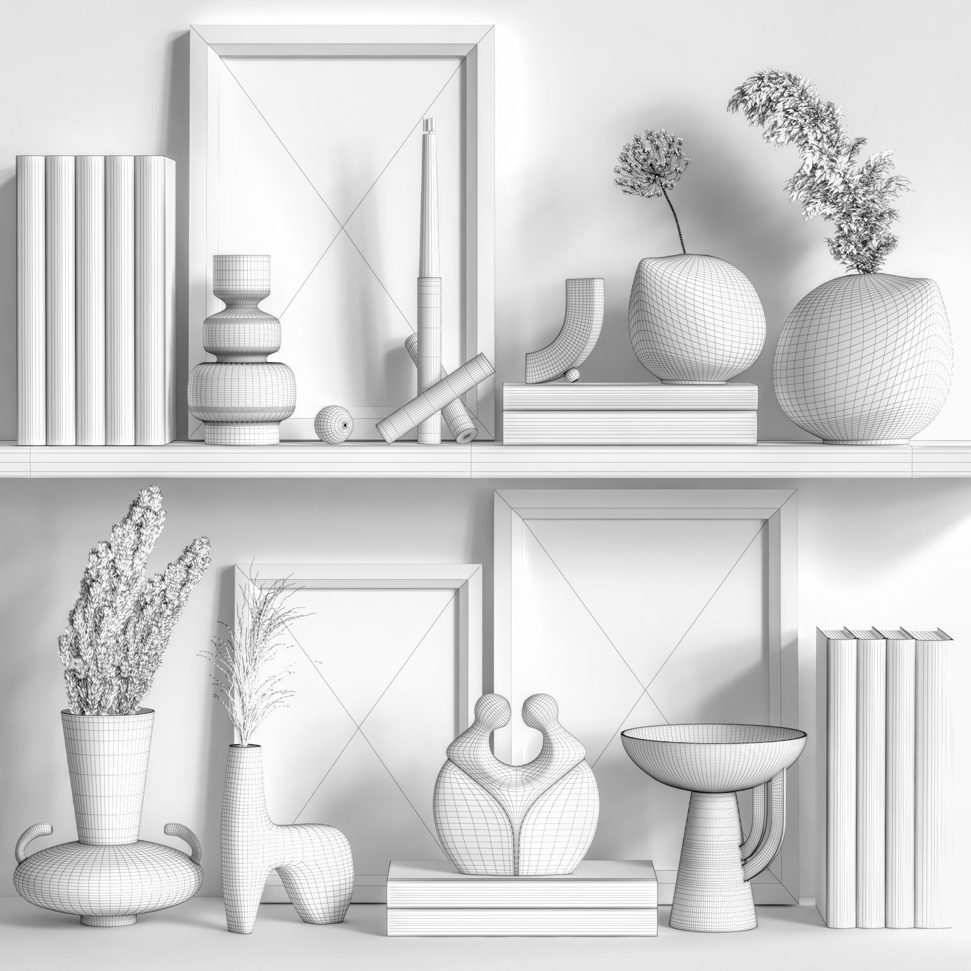 Decorative Set 20 3D model_4