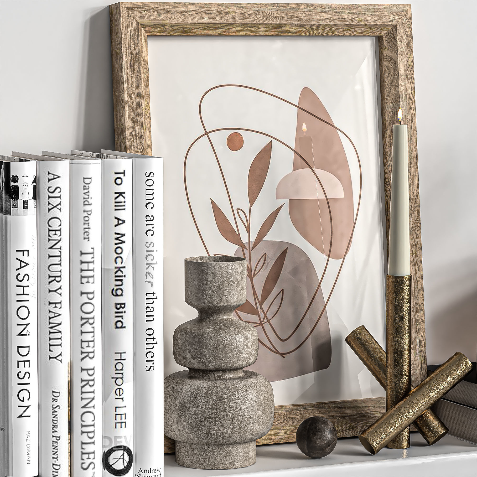 Decorative Set 20 3D model_3