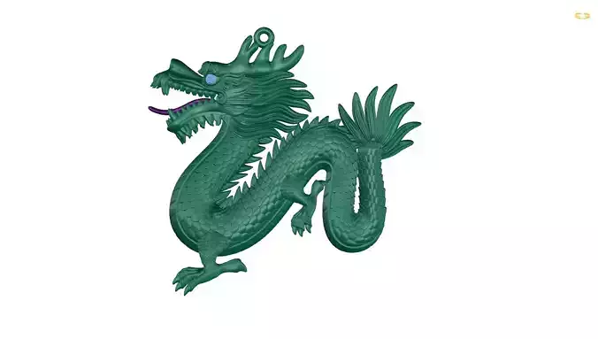 pendant chinese dragon