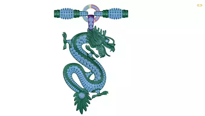 pendant chinese dragon