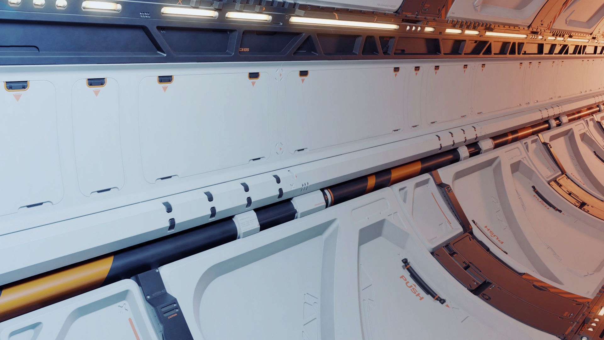Sci-fi trim sheet 3D model_1