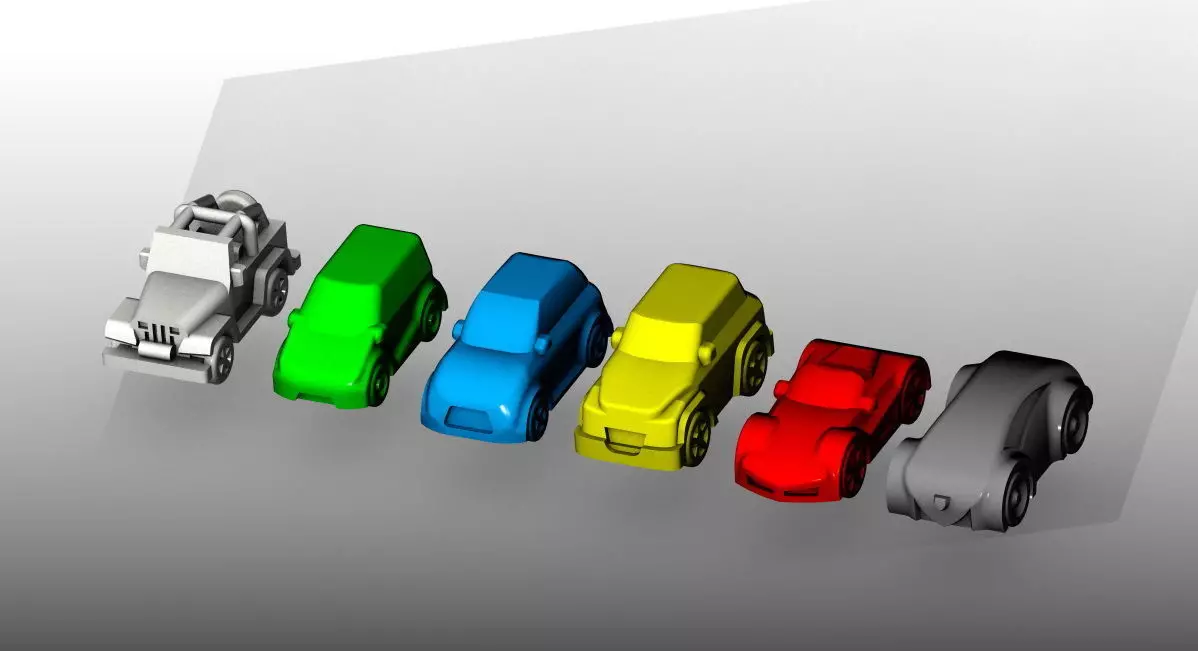 Miniature cars - Kanban 3D print model_0
