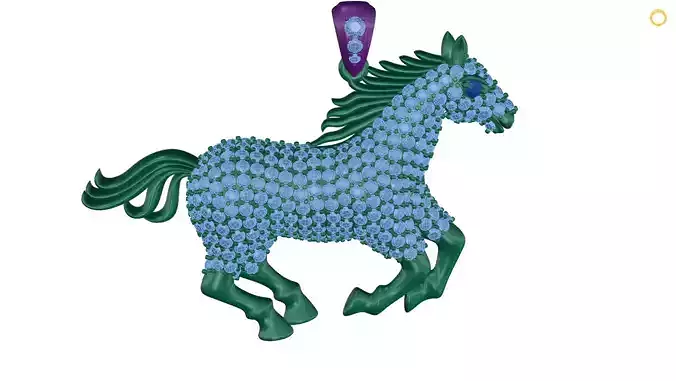 pendant horse ornament