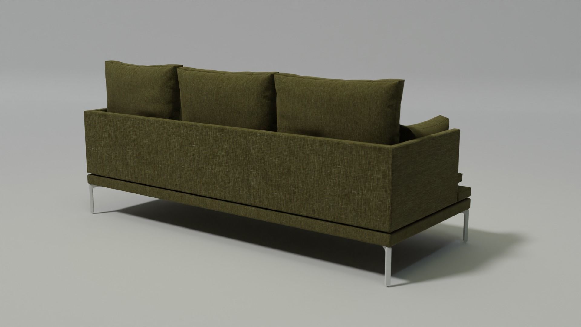 Modern style sofa couch 3D model 3D model_2