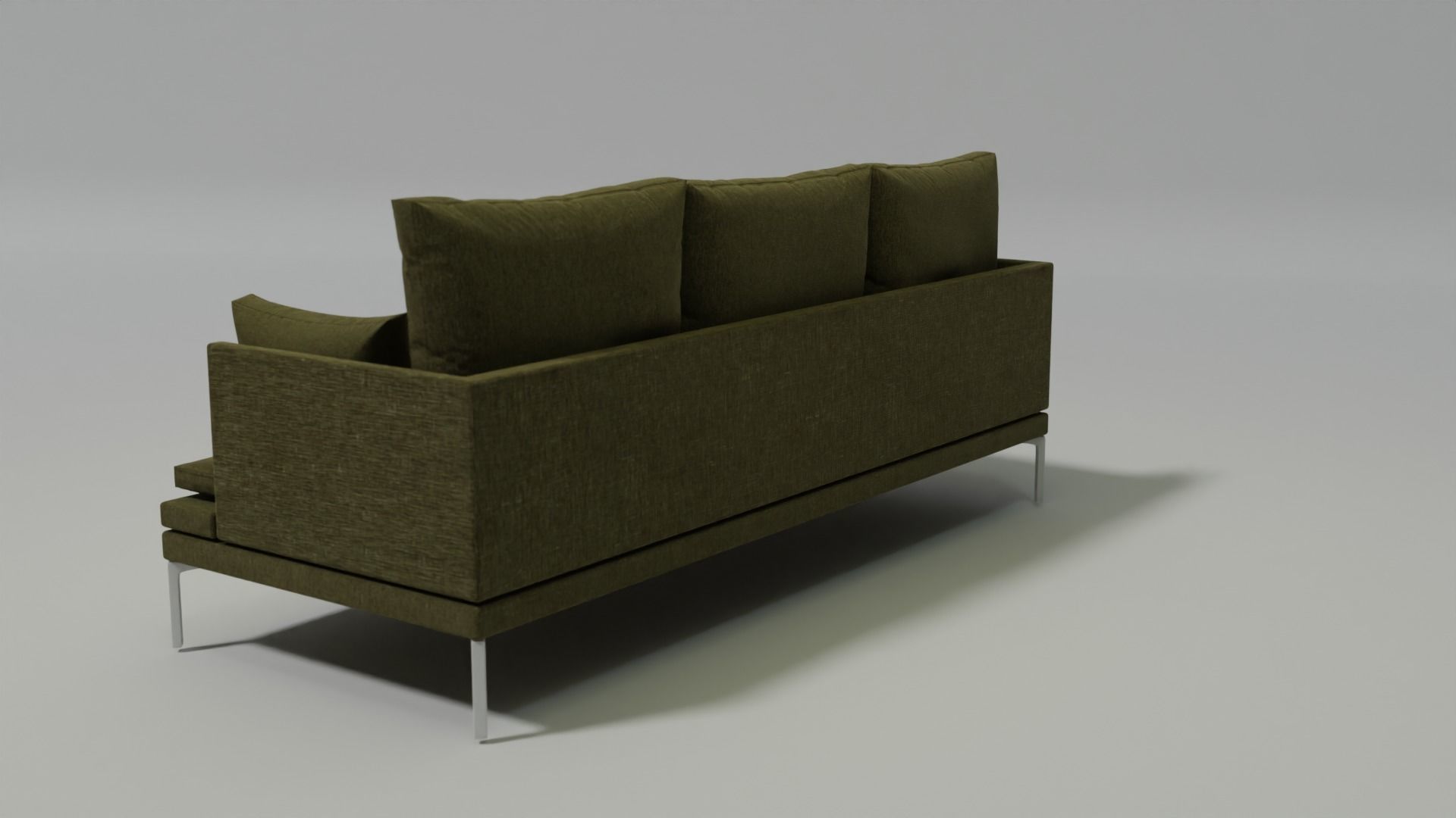 Modern style sofa couch 3D model 3D model_5