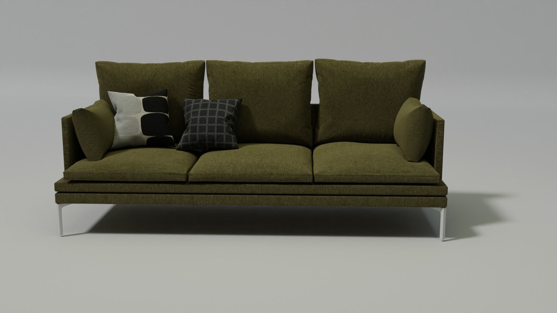 Modern style sofa couch 3D model 3D model_3