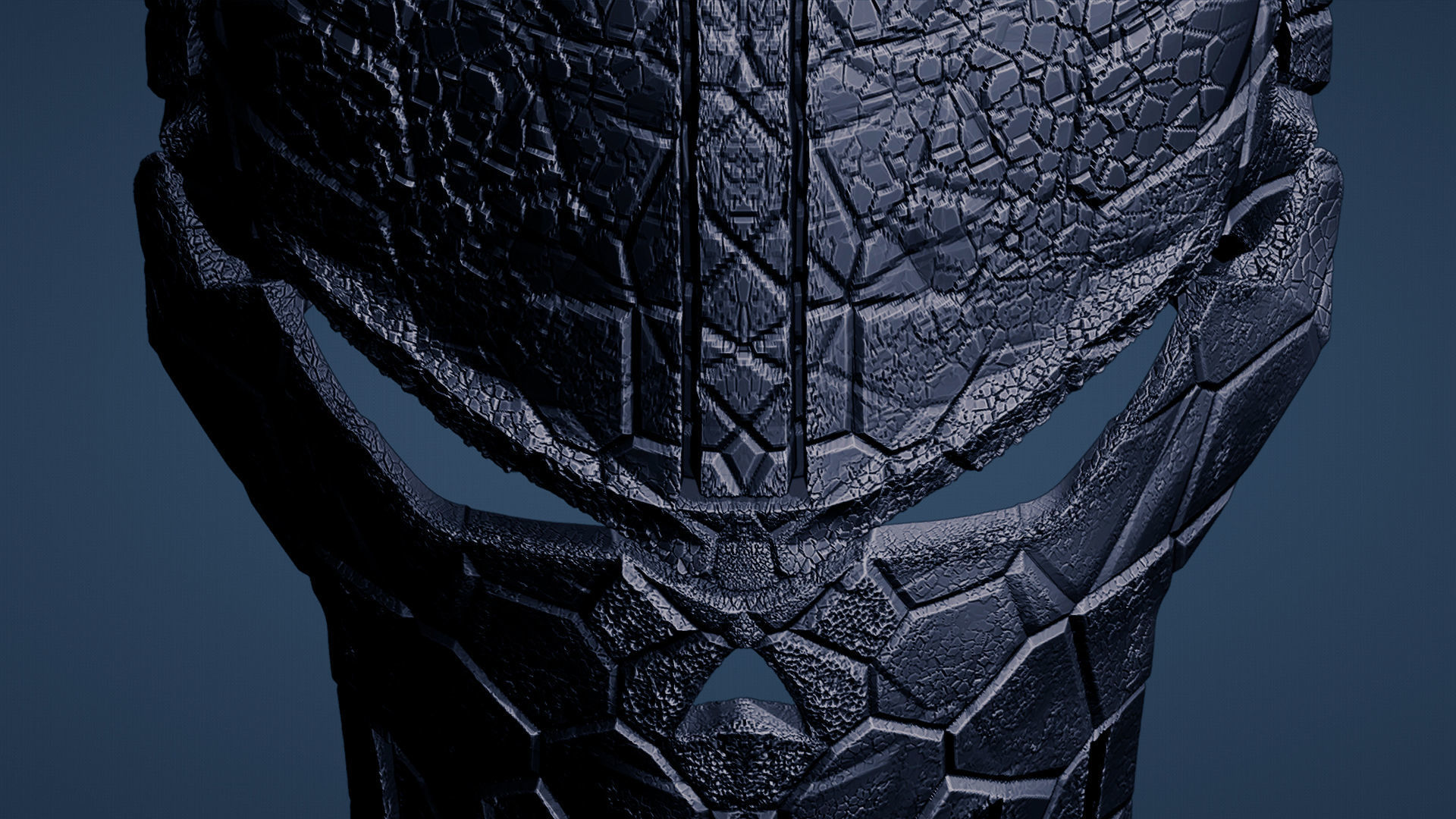 Dark Skull for 3D print 3D print model_1