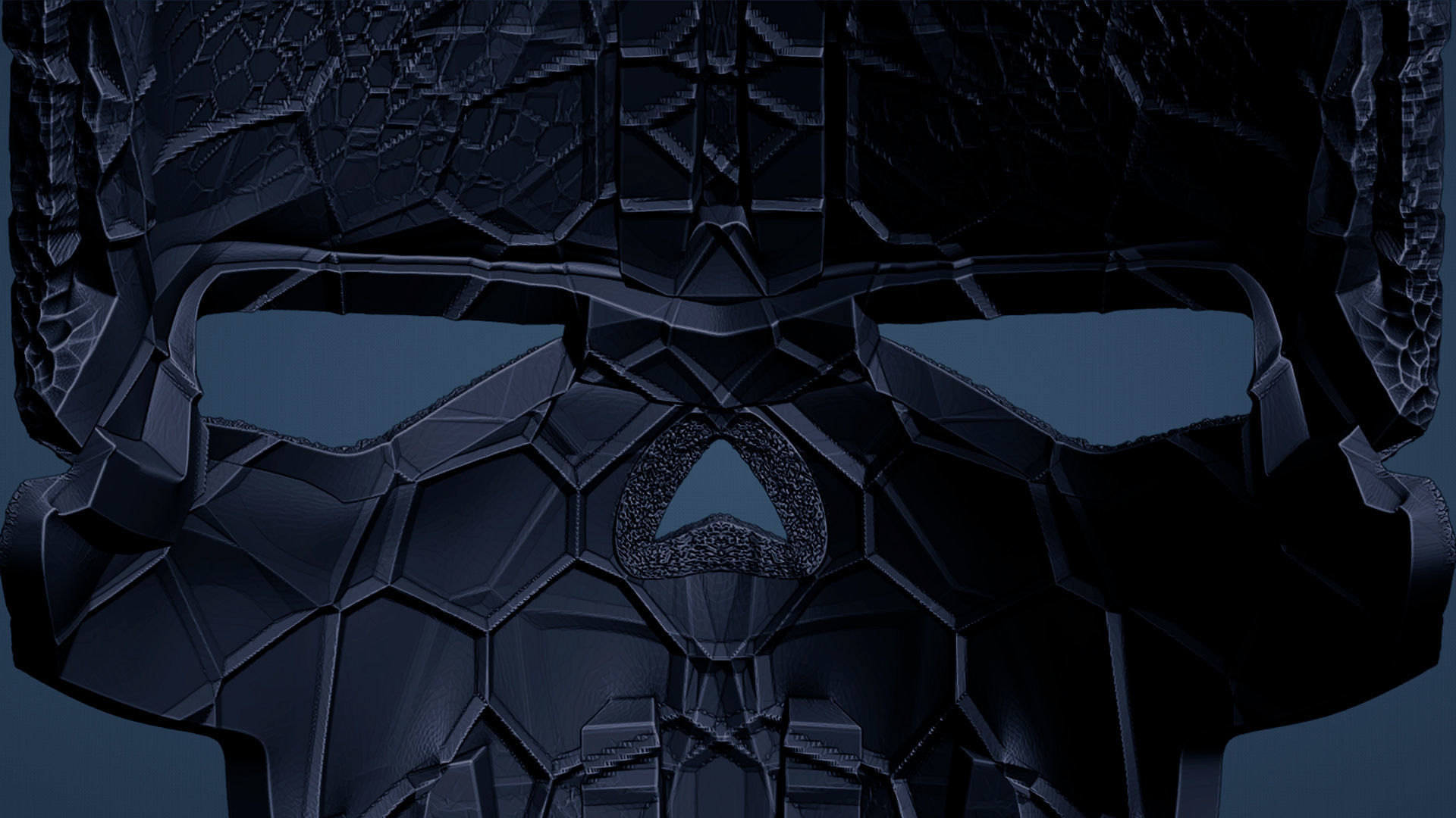 Dark Skull for 3D print 3D print model_7