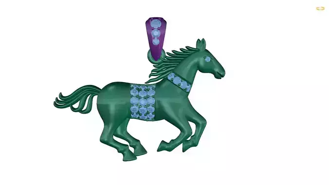 pendant stella and dot horse charm