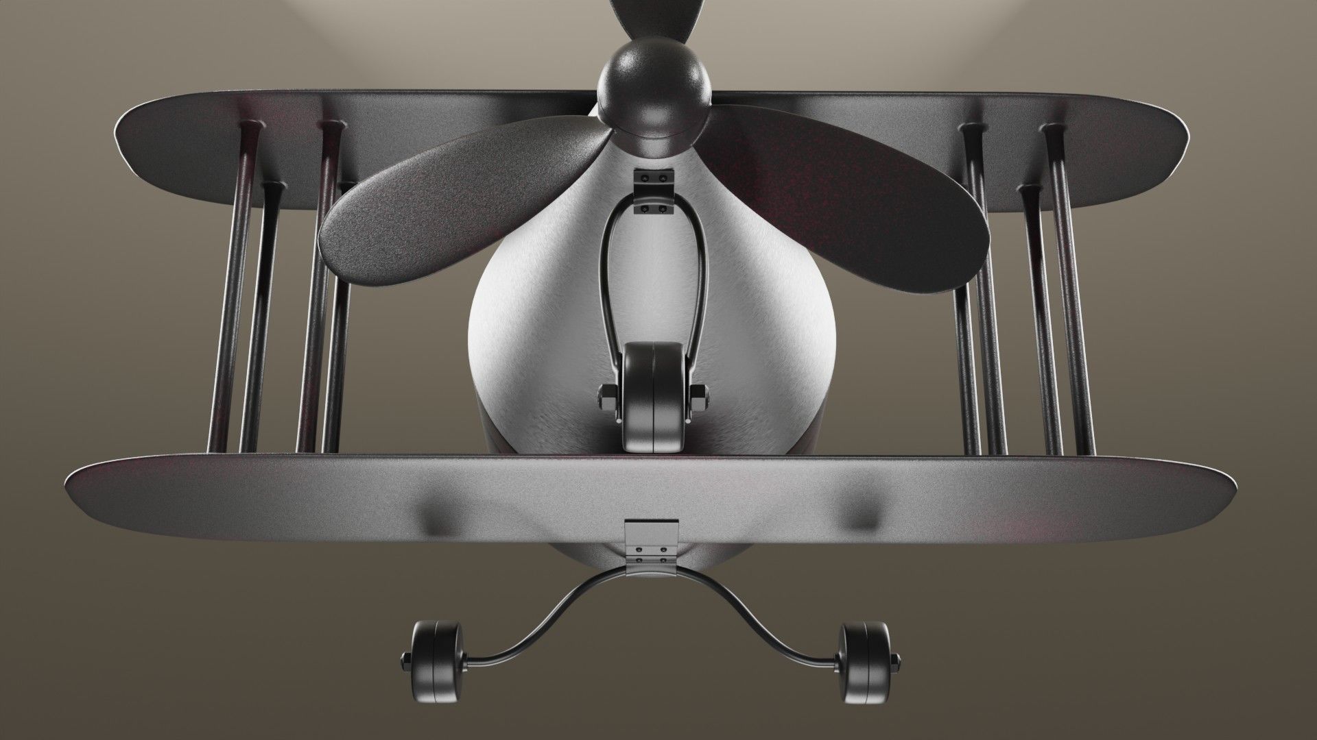 clock plane 3D model_5