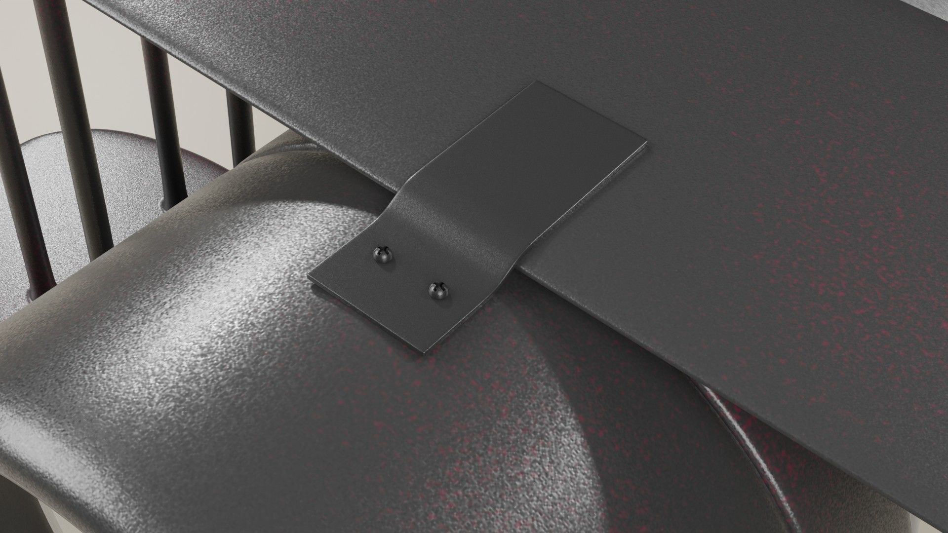 clock plane 3D model_14