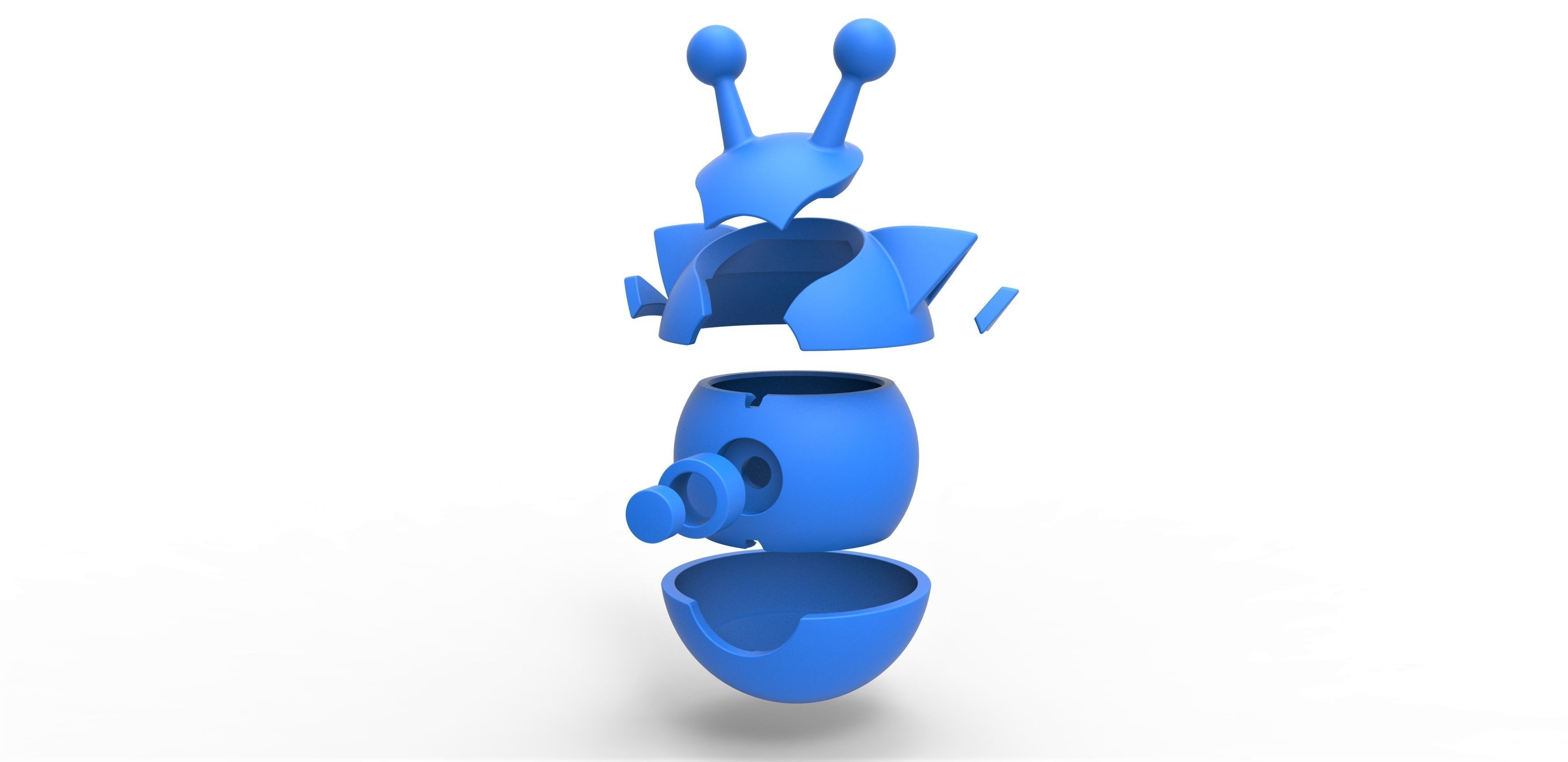 Girafarig orb 3D print model_20