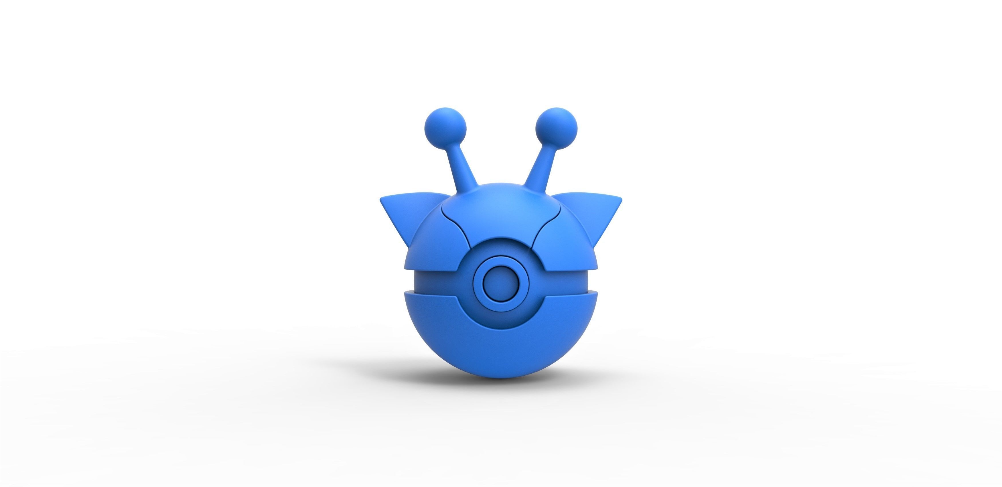 Girafarig orb 3D print model_11