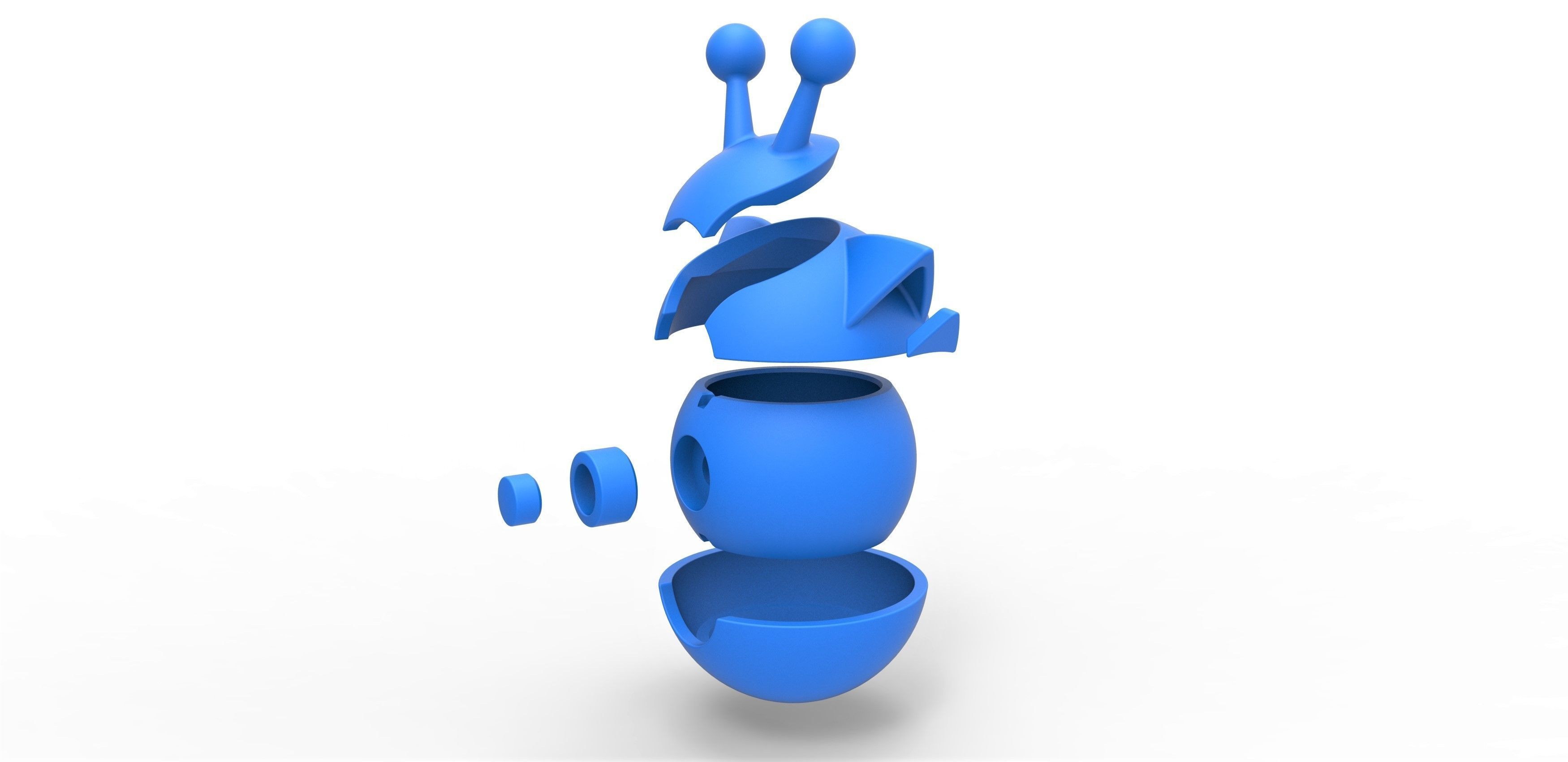 Girafarig orb 3D print model_18