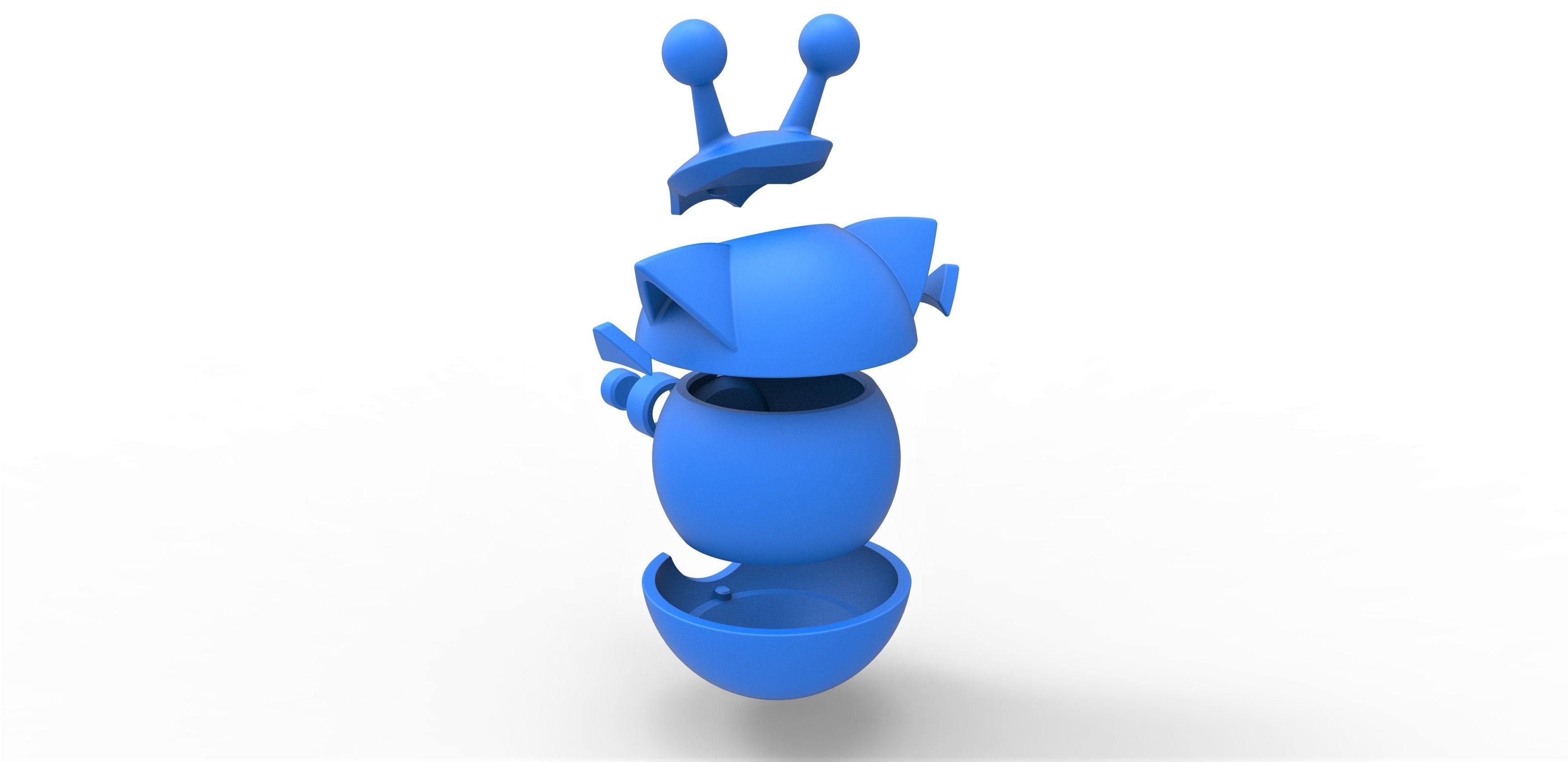 Girafarig orb 3D print model_22