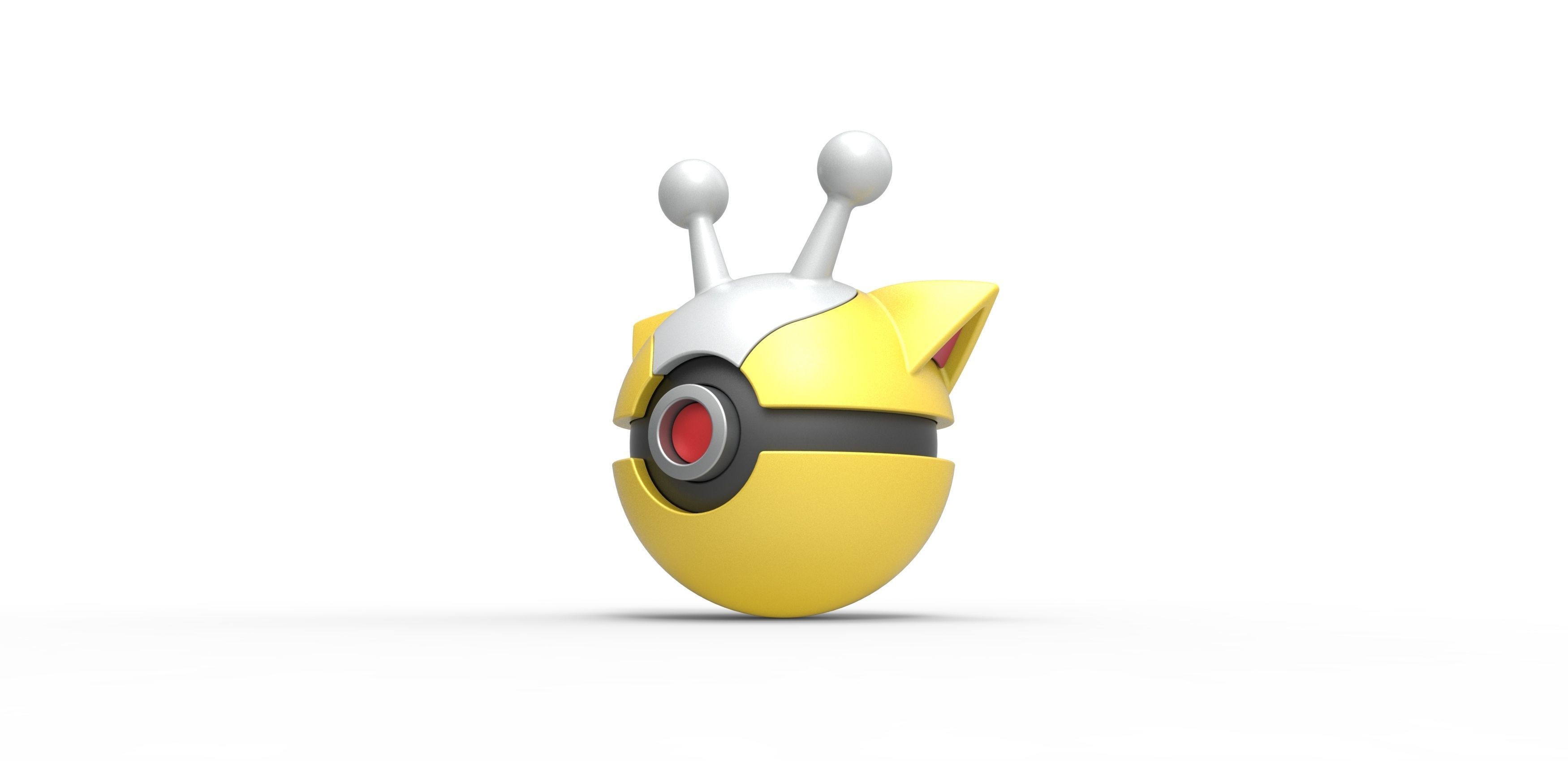 Girafarig orb 3D print model_1