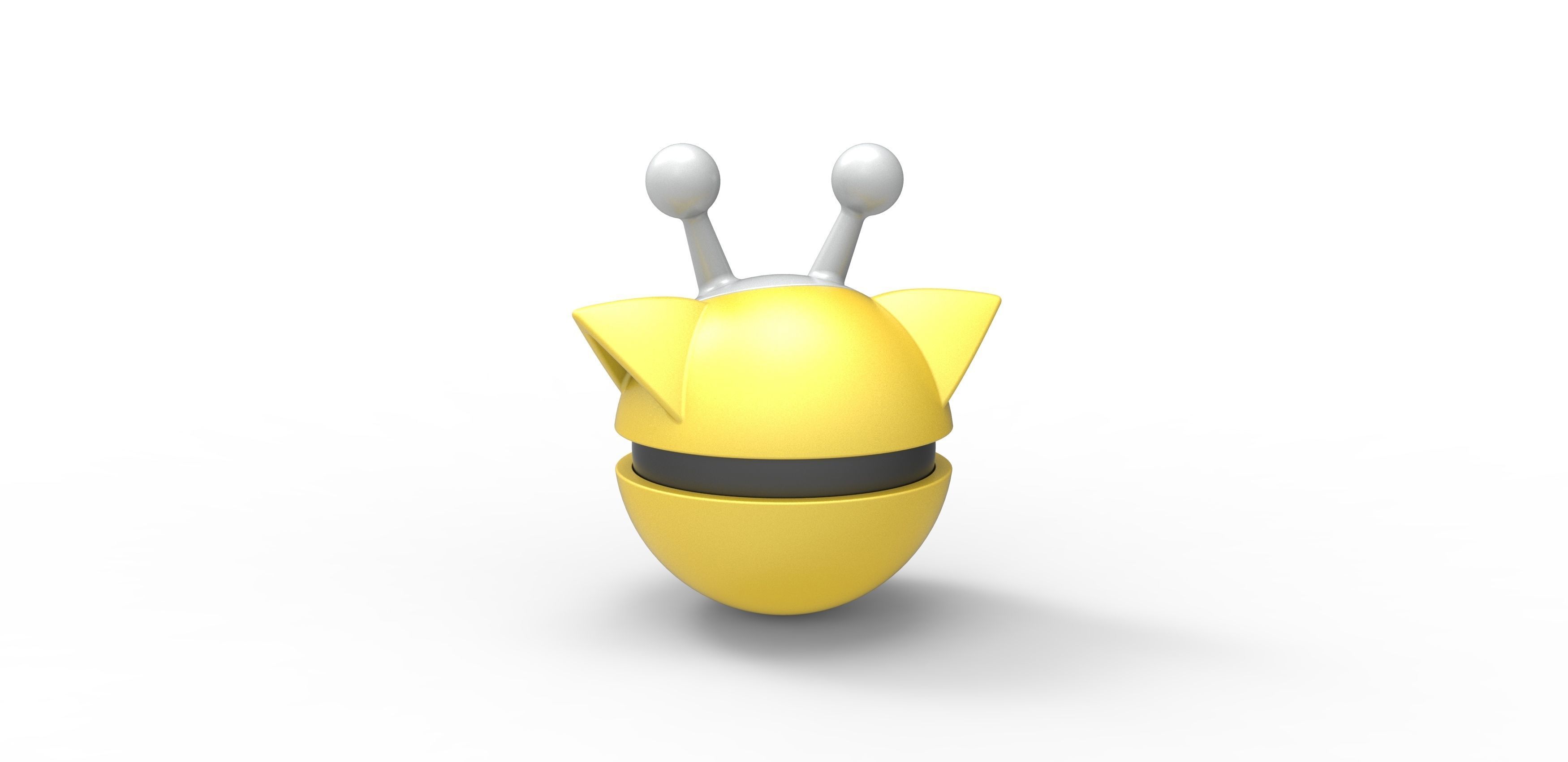 Girafarig orb 3D print model_8