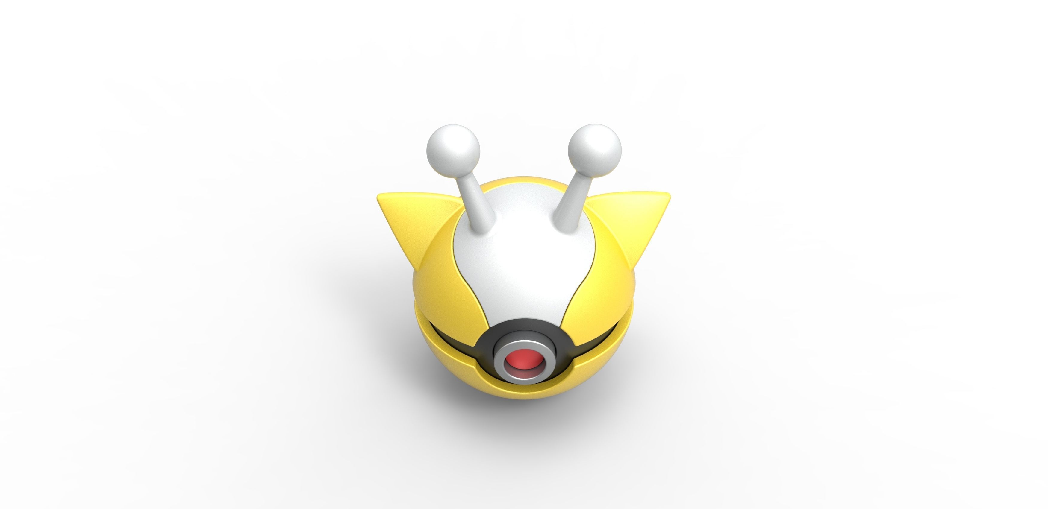 Girafarig orb 3D print model_3