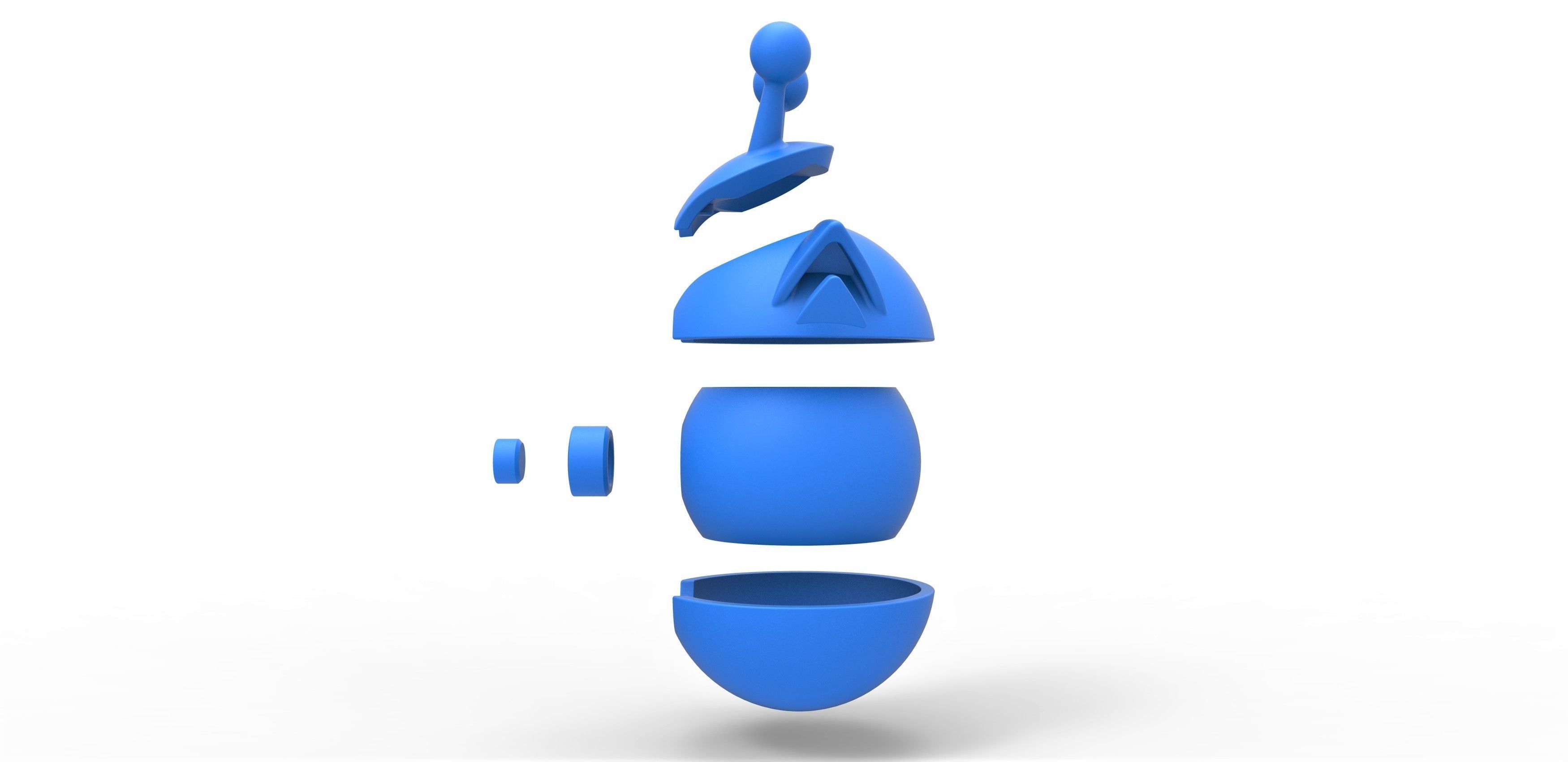 Girafarig orb 3D print model_21