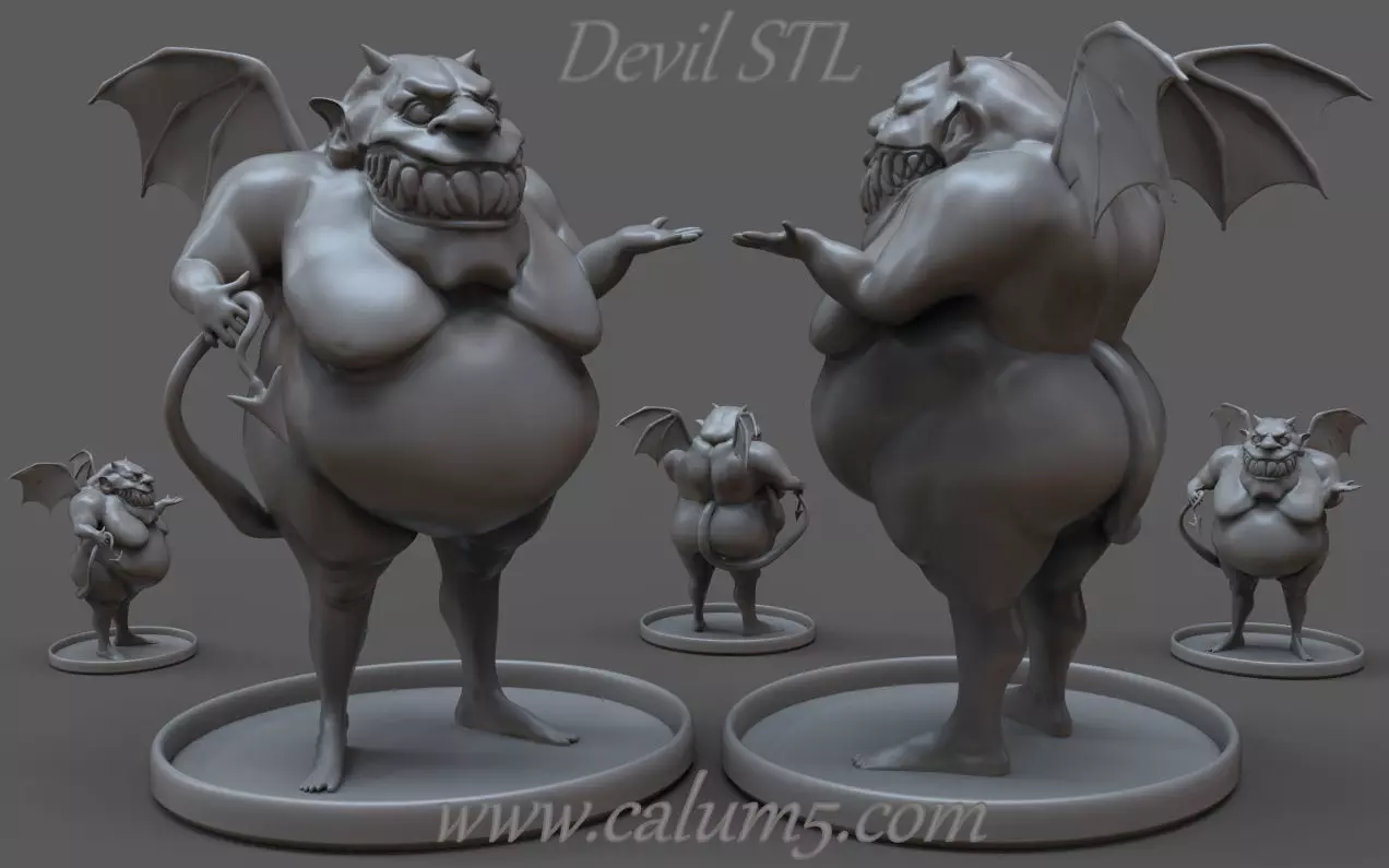 Cheeky Little Devil 3D print model_0