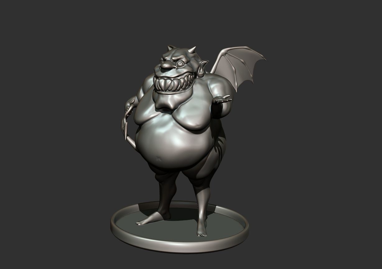 Cheeky Little Devil 3D print model_3
