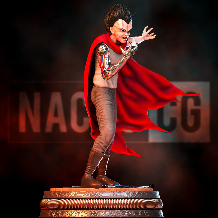 Fan Art Tetsuo from Akira - Statue 3D print model_3