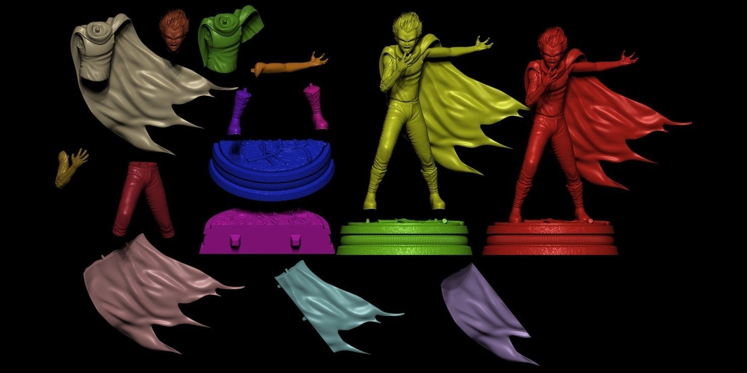 Fan Art Tetsuo from Akira - Statue 3D print model_2