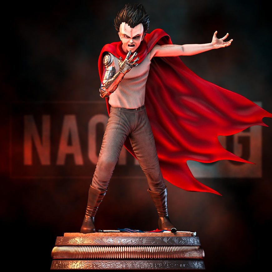 Fan Art Tetsuo from Akira - Statue 3D print model_1