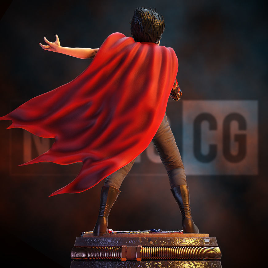 Fan Art Tetsuo from Akira - Statue 3D print model_5