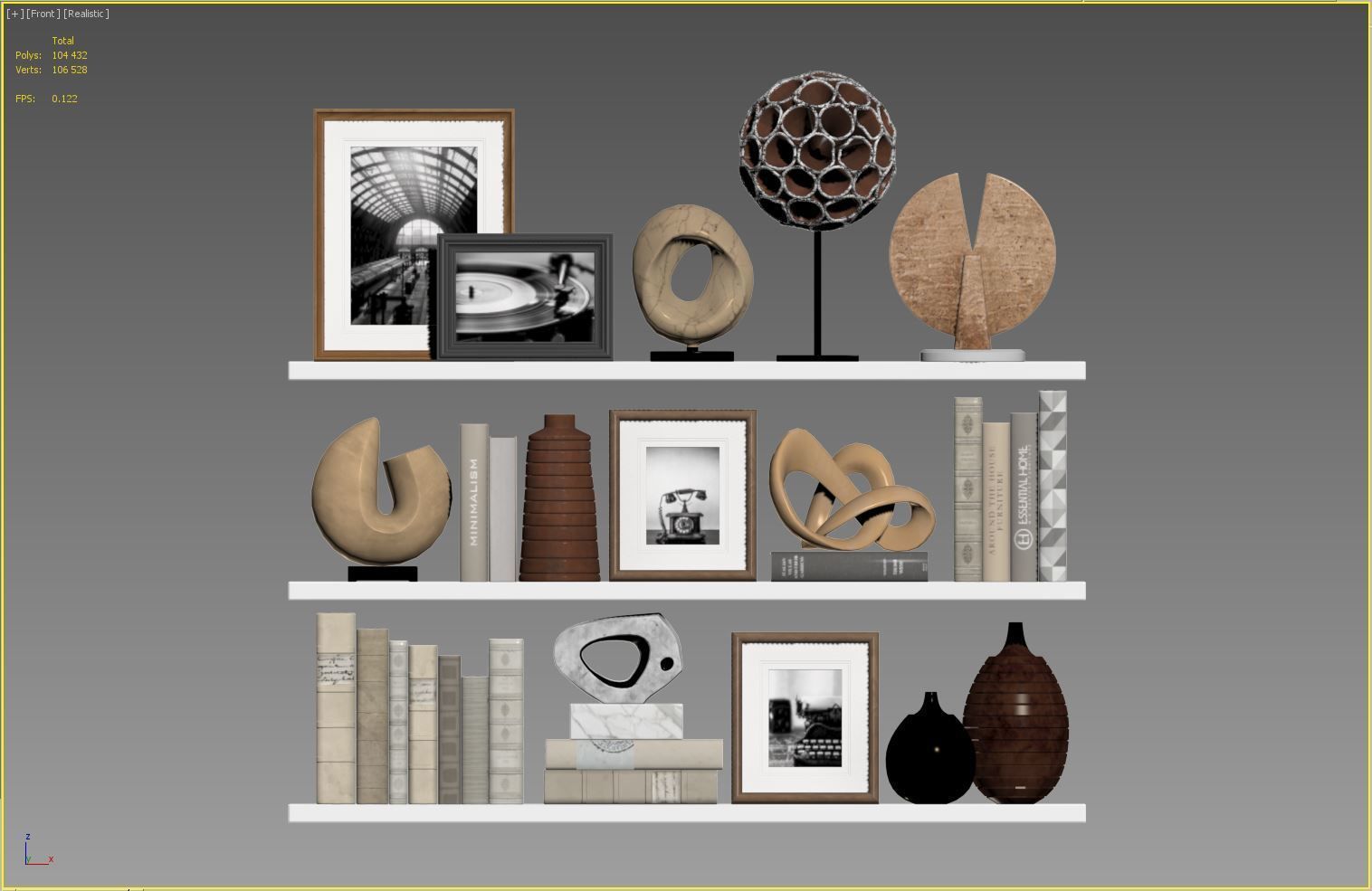 Decor Set 137 3D model_5