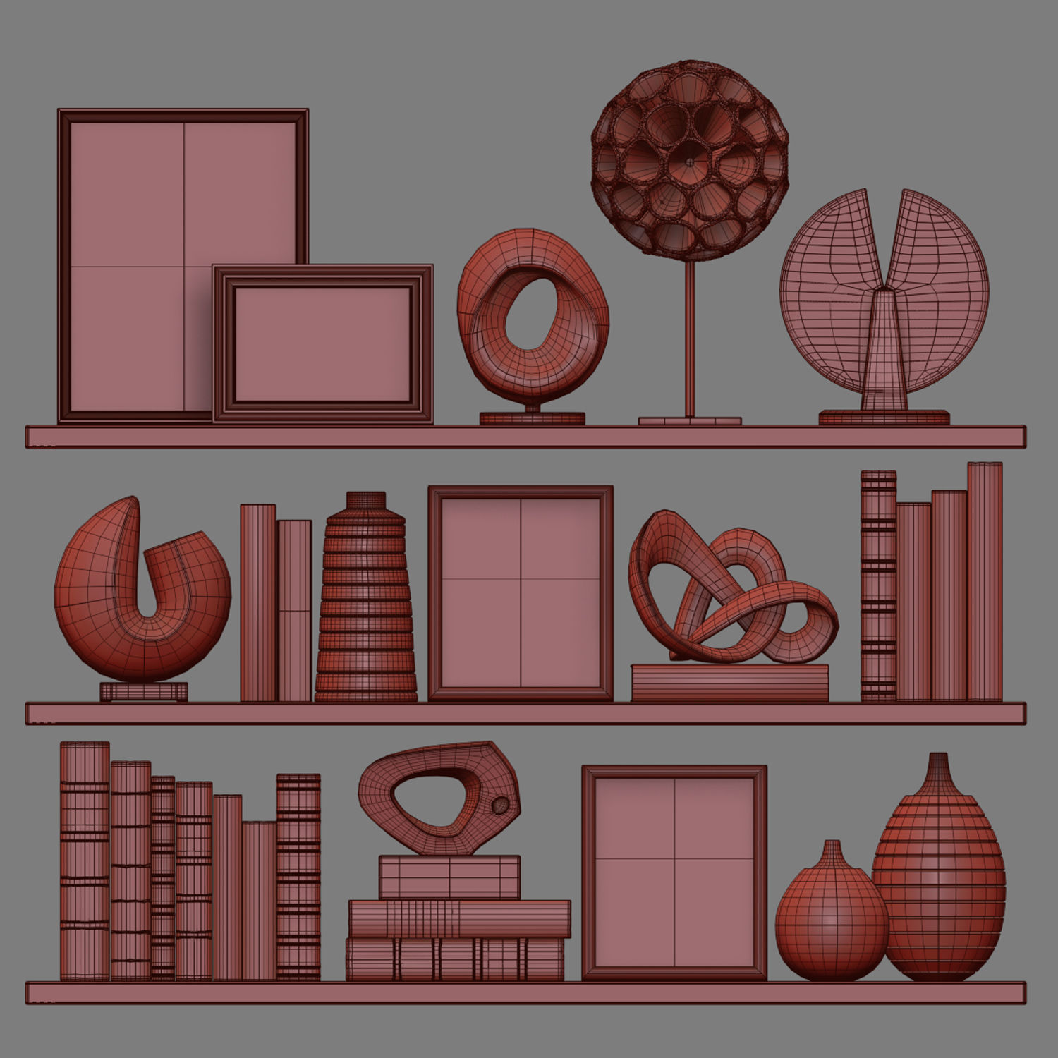 Decor Set 137 3D model_4