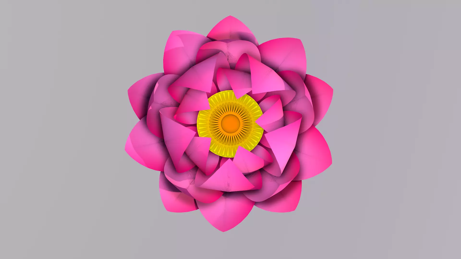 Lotus Flower 3D Model 3D model_1