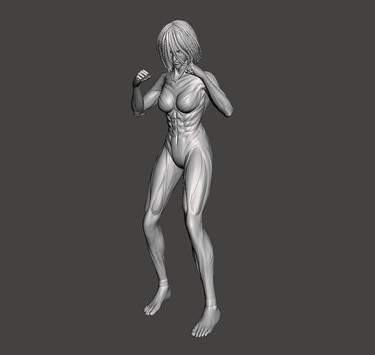 Female Titan 3D Model 3D print model