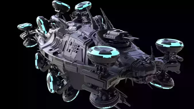 The Martix Ship Model 3D model