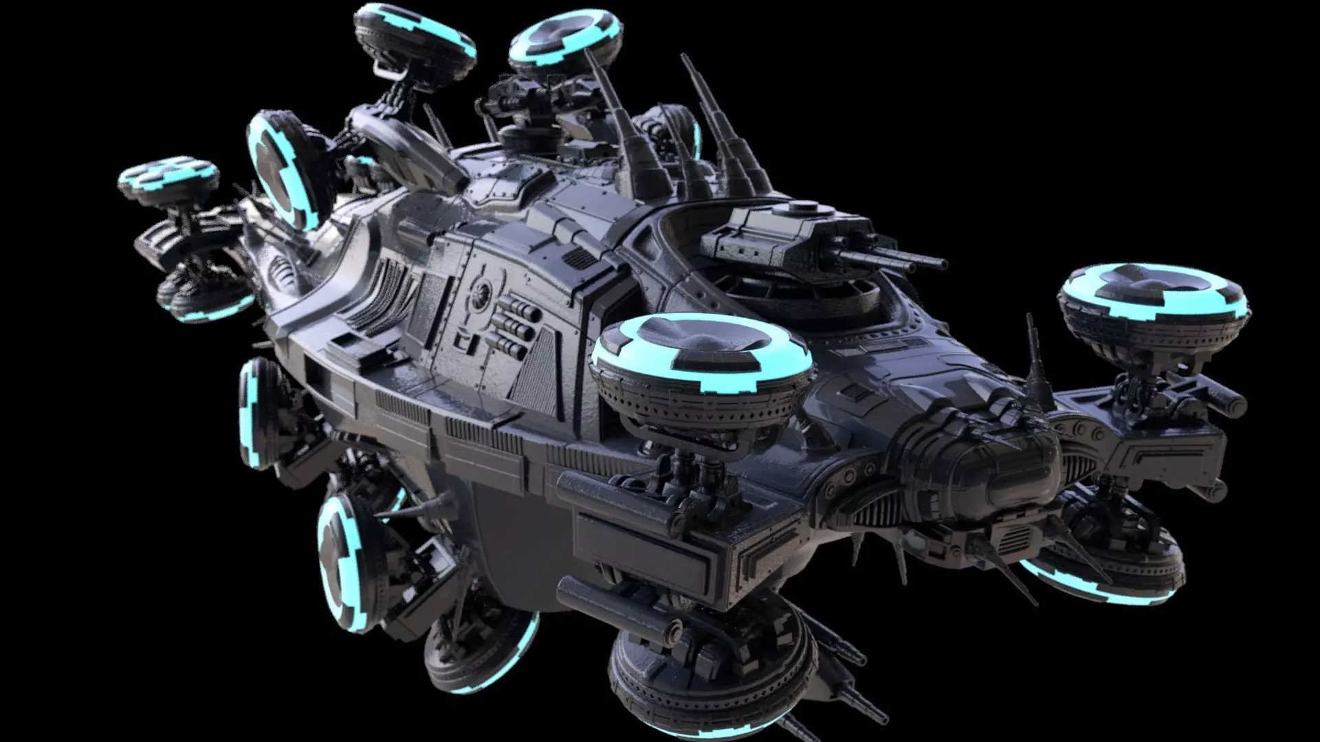 The Martix Ship Model 3D model