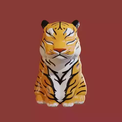 Tiger Sculpture