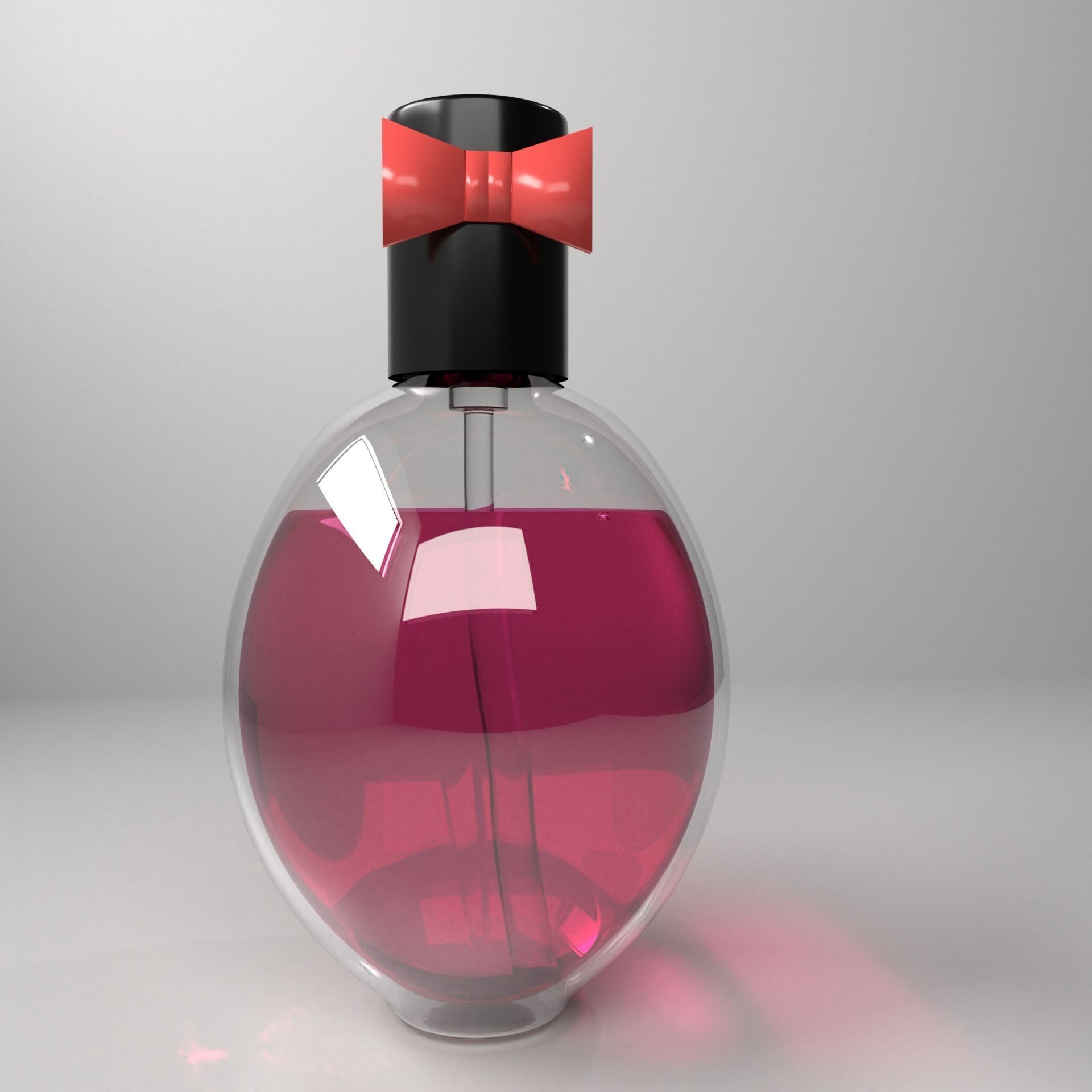 Perfume 1 With Red Liquid 3D model_1