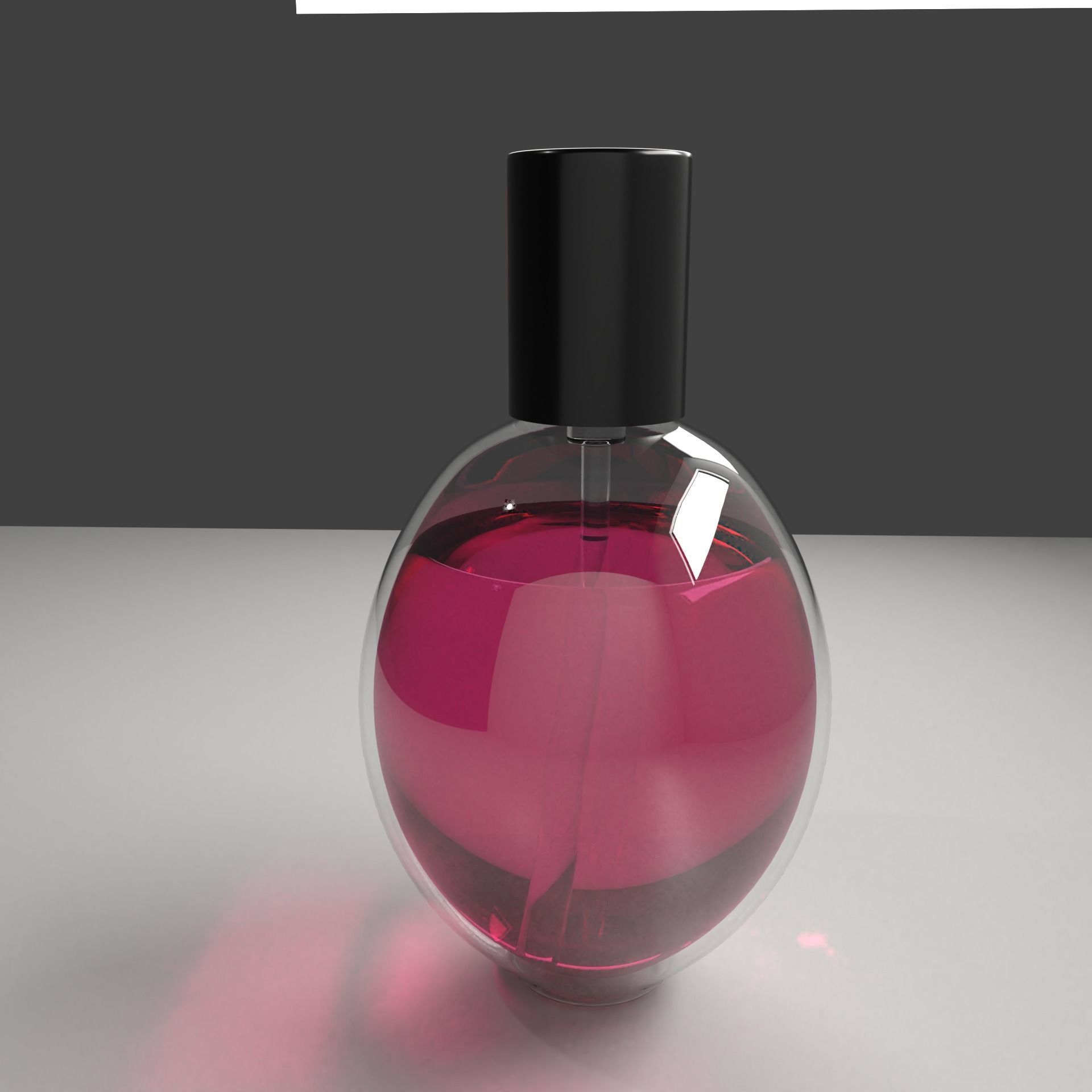 Perfume 1 With Red Liquid 3D model_3