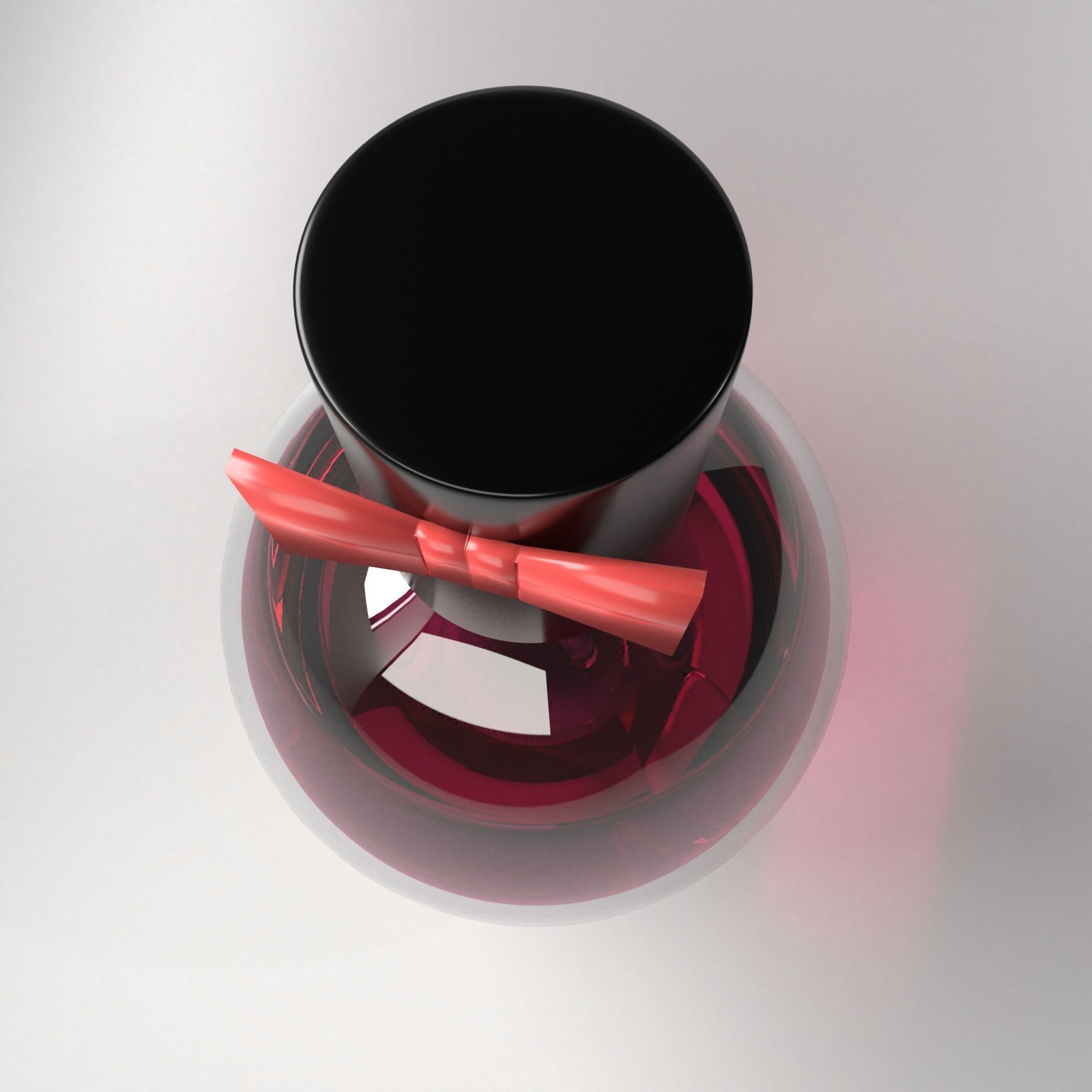 Perfume 1 With Red Liquid 3D model_4