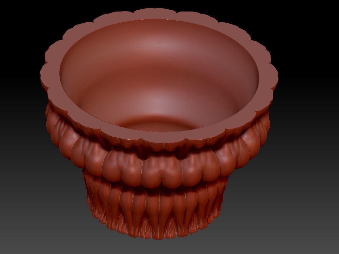 GIRLS ON POT OR BASE 3D print model_1