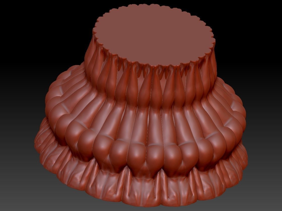 GIRLS ON POT OR BASE 3D print model_4