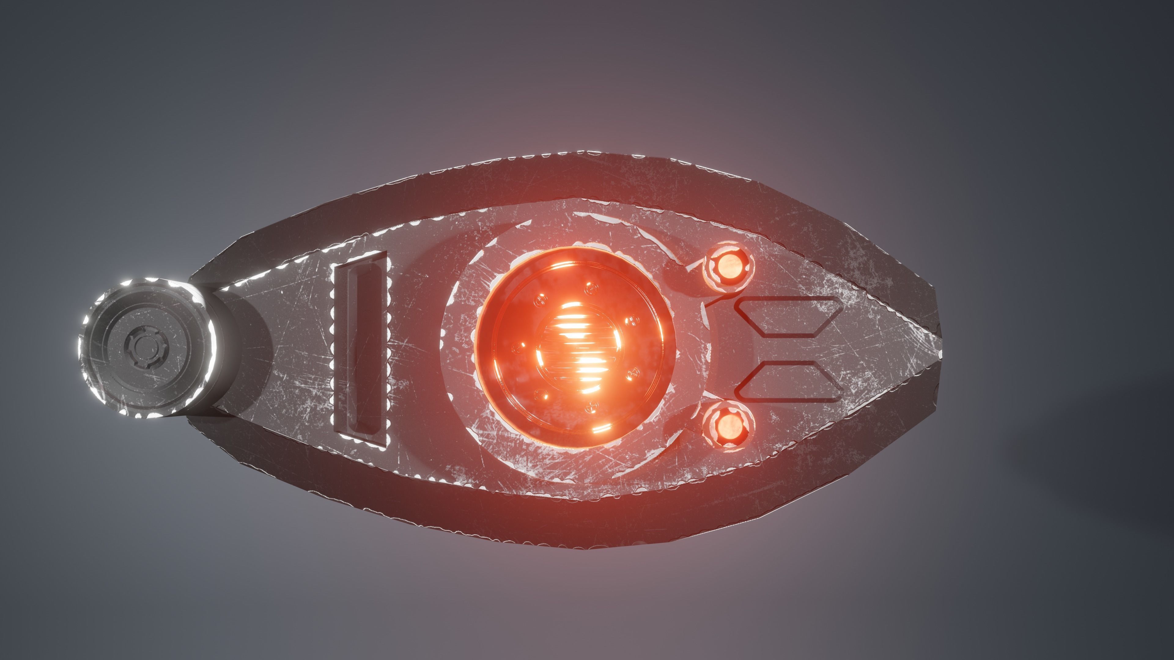 Prosthetic eye 3 Low-poly 3D model_6