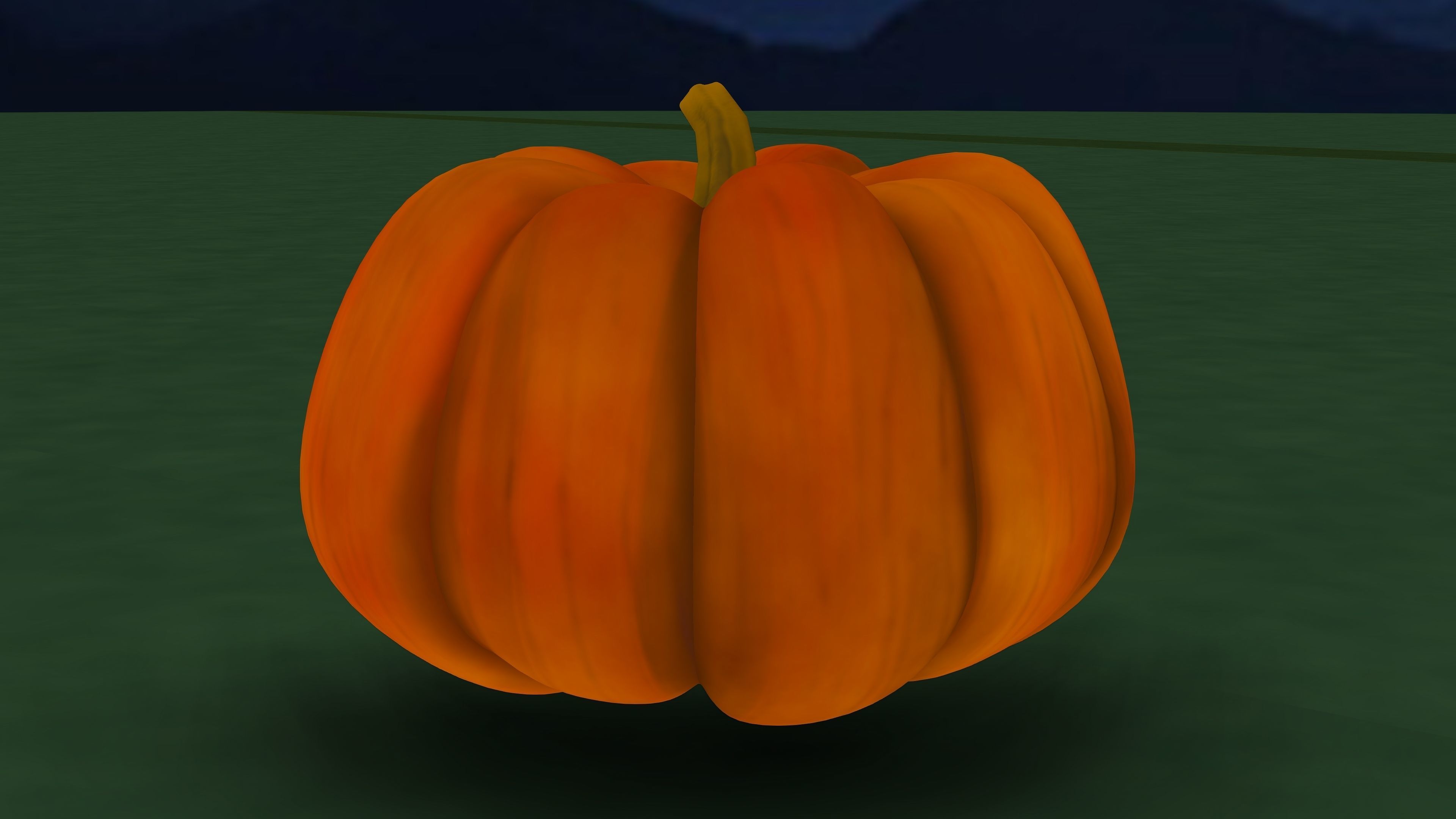 Halloween Pumpkin 3D model_9