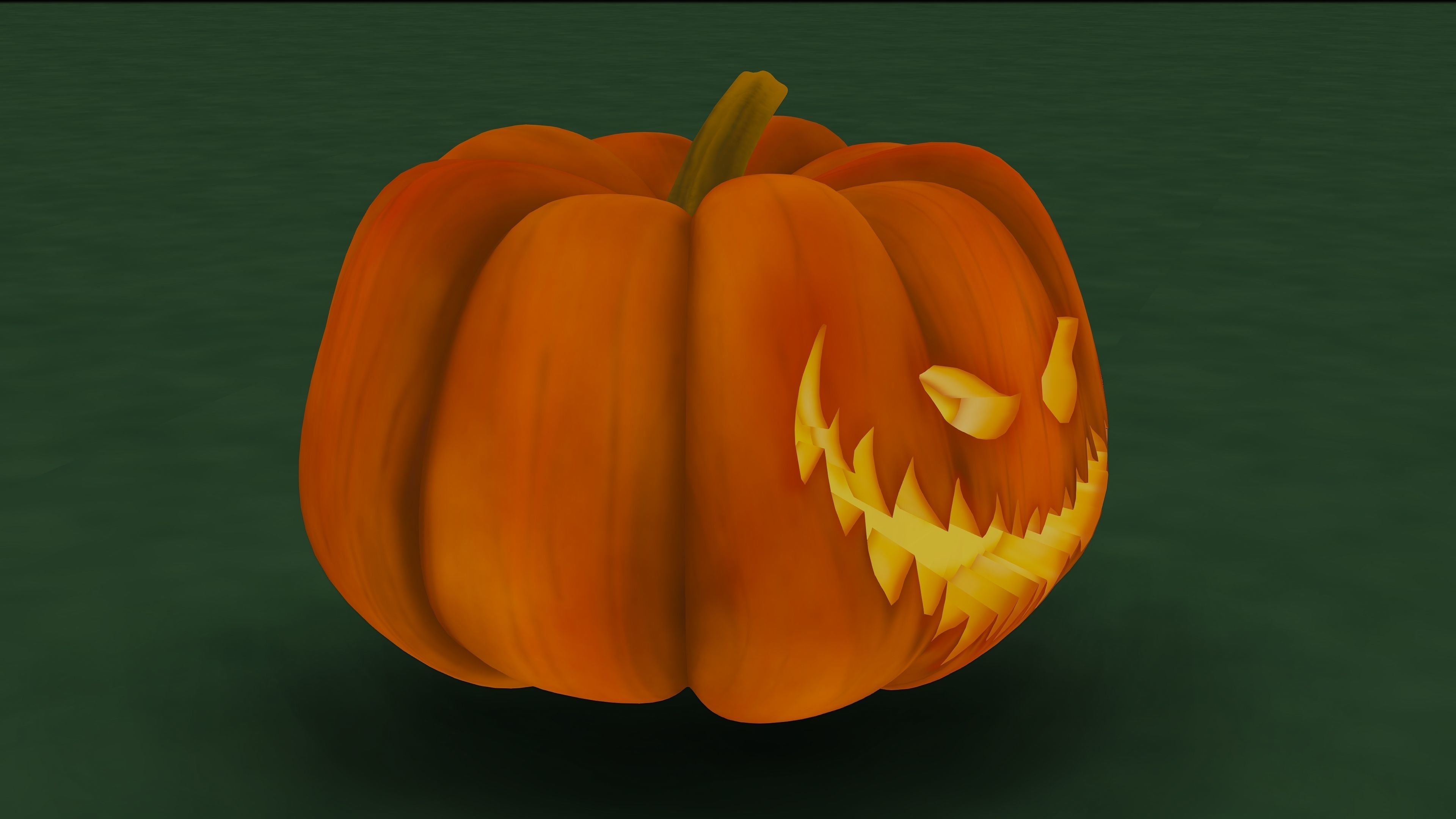 Halloween Pumpkin 3D model_13